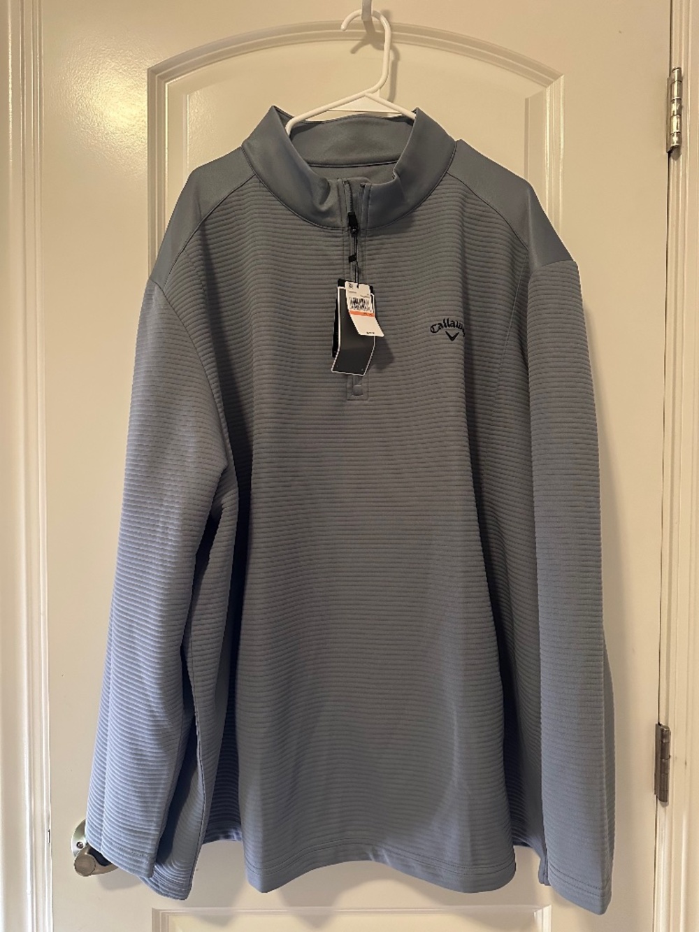 NWT Callaway Mens Ottoman Quarter Zip Golf Base Layer - 3X